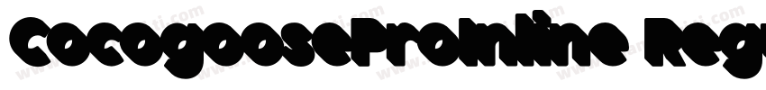 CocogooseProInline Regular字体转换